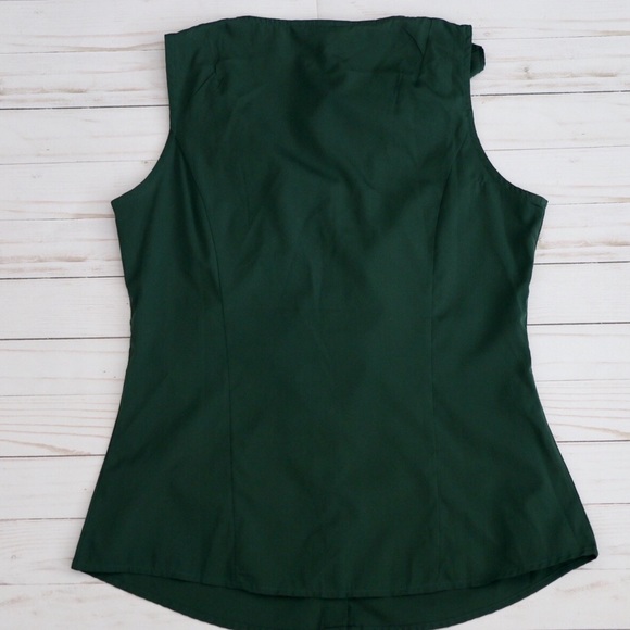 Banana Republic Forrest green blouse - Picture 2 of 3